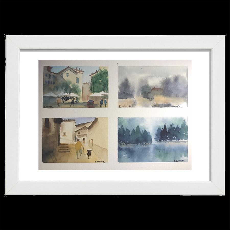 Quatre vignettes divers