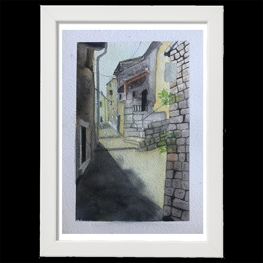 Village ombre et lumière