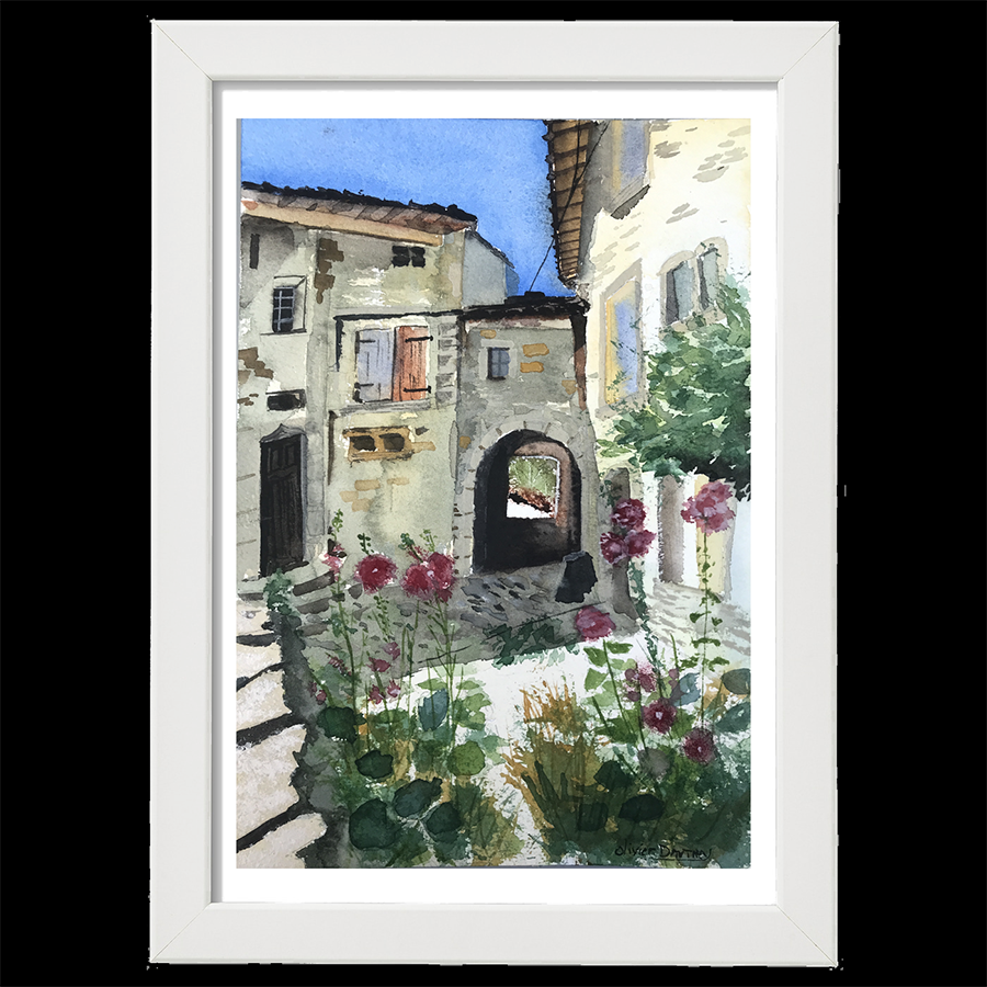 Village de Poët-Laval en Drôme provençale