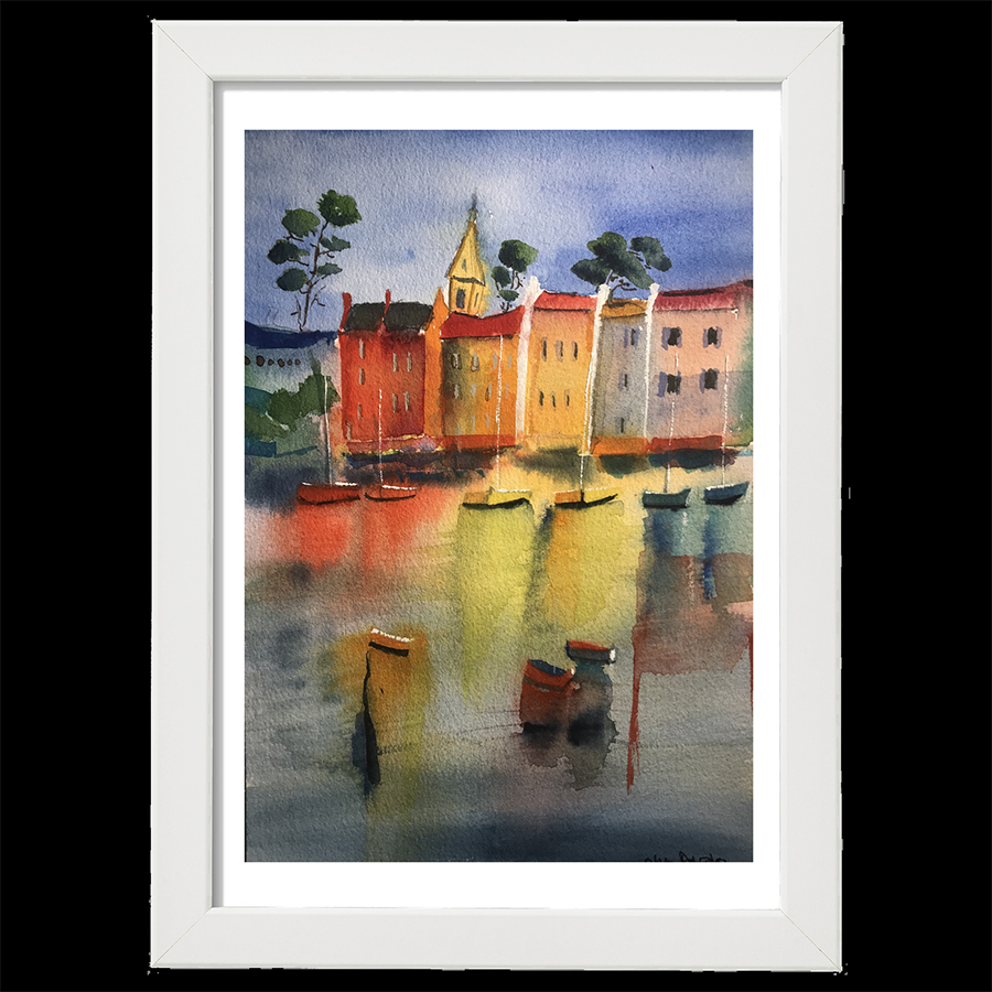 Petit port multicolore